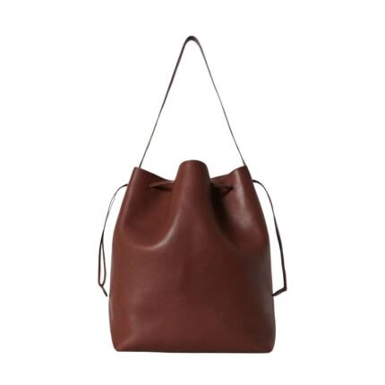 THE ROW BELVEDERE TOTE BAG IN LEATHER